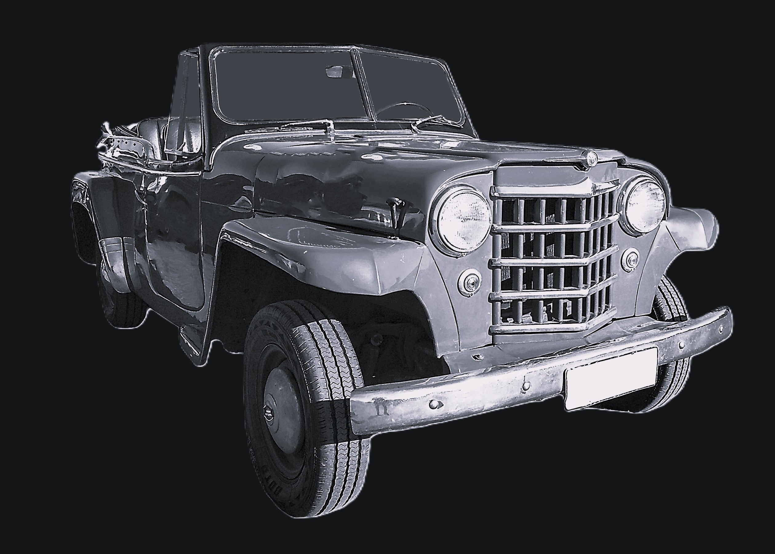 Willys Jeepster 48-51 (Auto Glass)