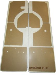 Complete interior panel set fits Willys Wagon 54-63