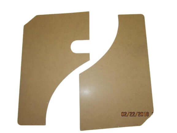 Complete interior panel set fits Willys Wagon 54-63