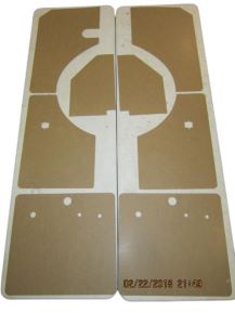 Complete interior panel set fits Willys Wagon 46-53

