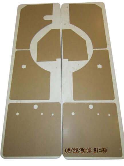 Complete interior panel set fits Willys Wagon 46-53