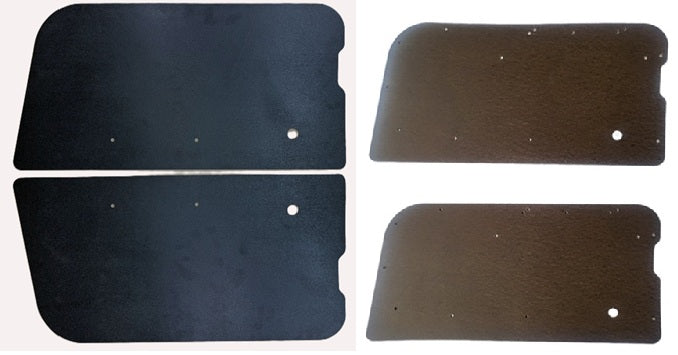 Pair of Interior Door Panels fits Jeep CJ7 C8 YJ 81-95 w/Hard Doors