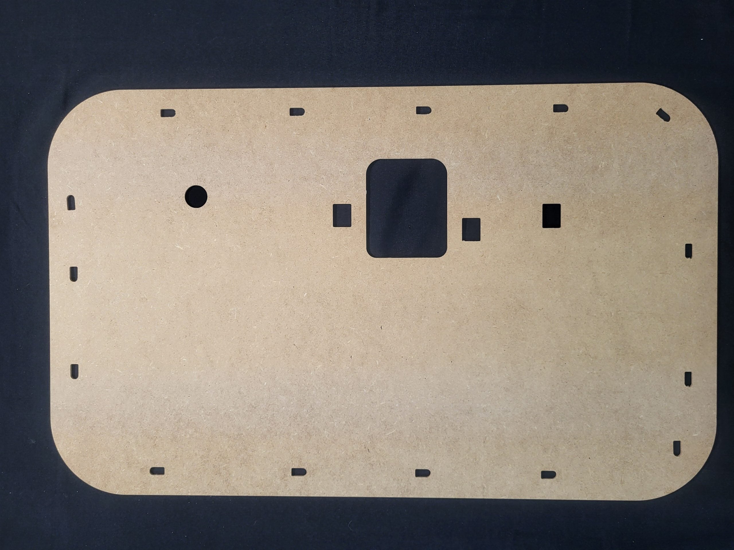 Pair of Interior Door Panels fits Ford Pickup 71-72 with Large door panel