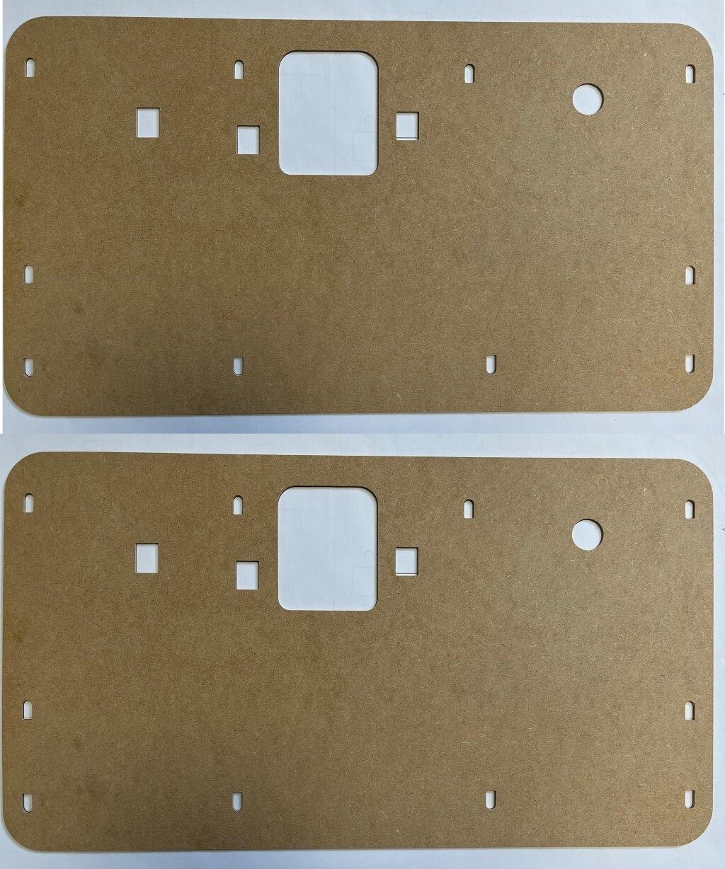 Pair of Interior Door Panels fits Ford Pickup 68-70 with small door panel