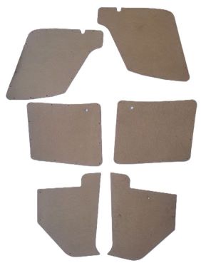 Complete Interior Panel Set fits Willys Overland Jeepster 48-51