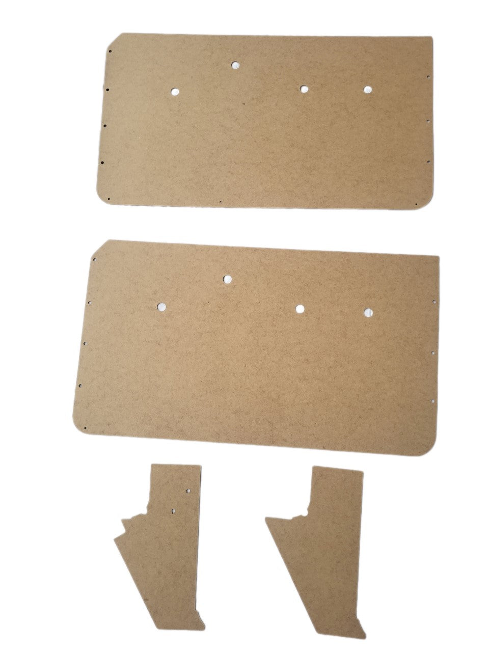 Pair of Manual Front Door Panels w/Kick Panels fits Jeep J-series 73-88