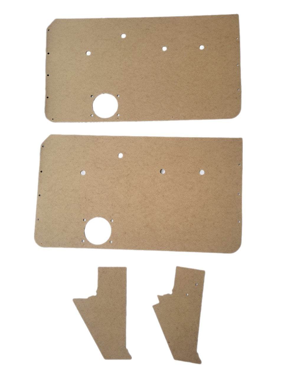 Pair of Manual Front Door Panels w/Kick Panels fits Jeep J-series 73-88