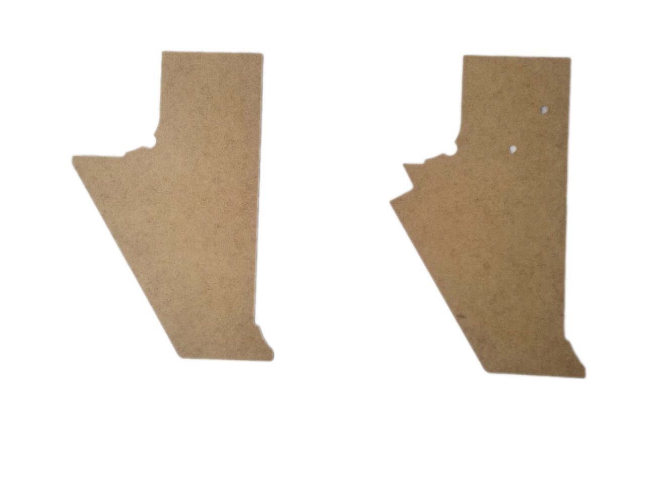 Pair of Manual Front Door Panels w/Kick Panels fits Jeep J-series 73-88