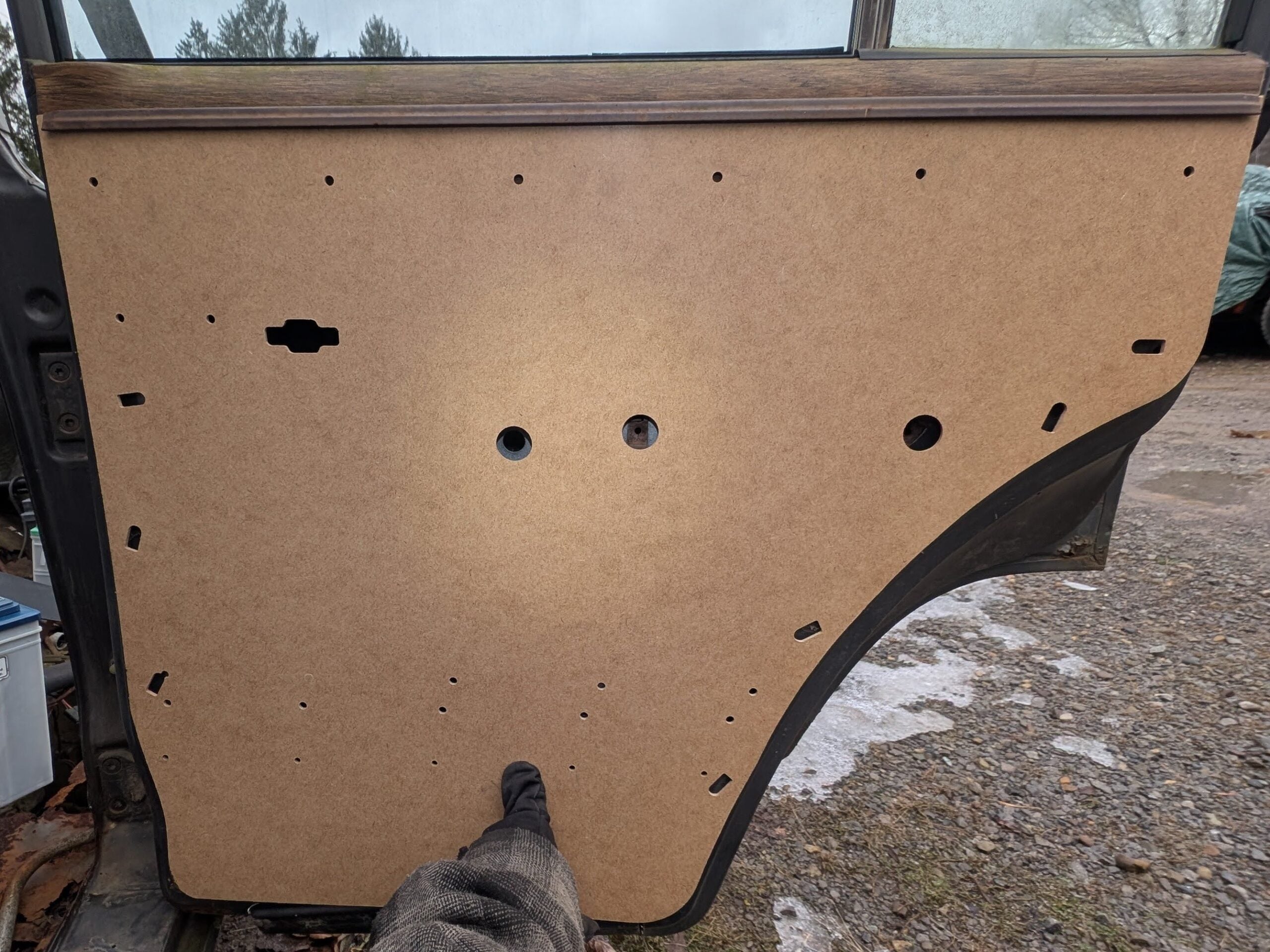 Pair of Power Window Rear Door Panels fits Jeep Grand Wagoneer 84-91