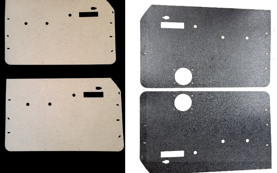 Pair of Power Window Front Door Panels fits Jeep Grand Wagoneer 84-91