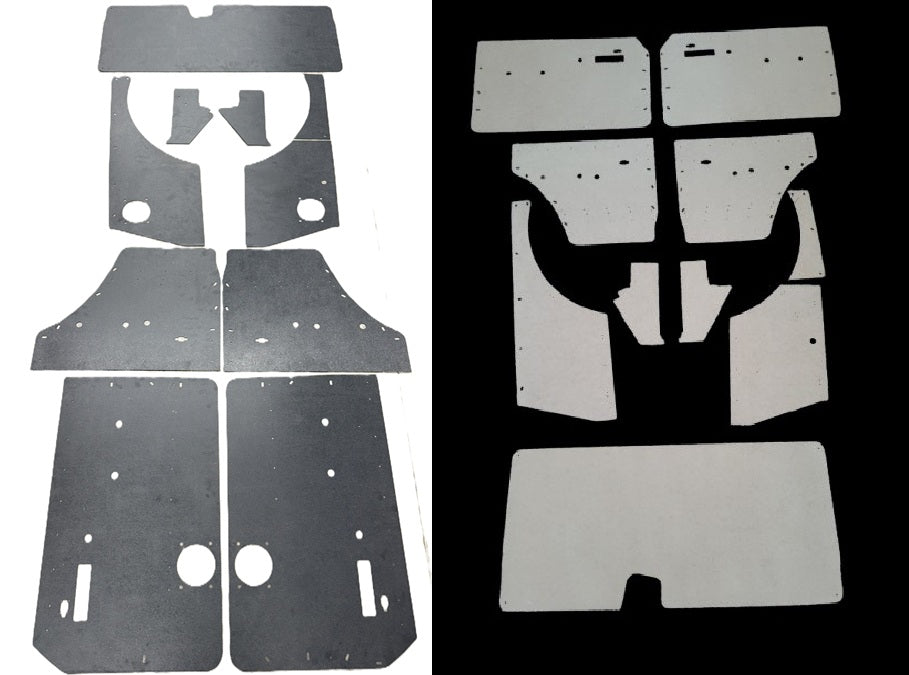 Complete Power Window Door Panel set fits Jeep Grand Wagoneer 84-91