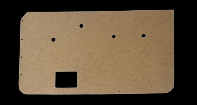 Pair of Manual Window Front & Rear Door Panels fits Jeep Wagoneer 73-83