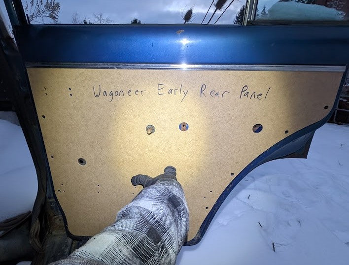 Complete Manual Window 10 Piece Panel set fits Jeep Wagoneer 73-83