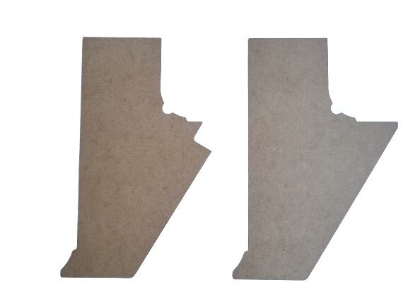 Pair of Kick Panels no holes fits Jeep Wagoneer/J-Series 63-81