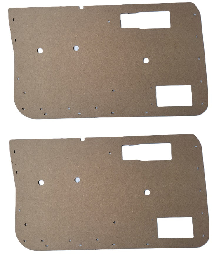 Pair of Manual Front Door Panels fits Jeep Cherokee XJ/Comanche Pickup MJ 84-96