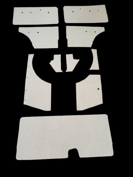 Complete 10 Piece Manual Window Panel set fits 2 Door Jeep Cherokee FSJ 78-83