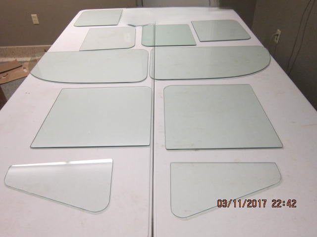 Reproduction Glass fits Willys Wagon with One Piece Windshield 60-63