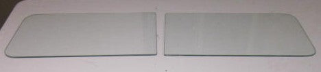 Reproduction Pair of Split Windshield Glass fits Willys Pickup/Wagon 46-63