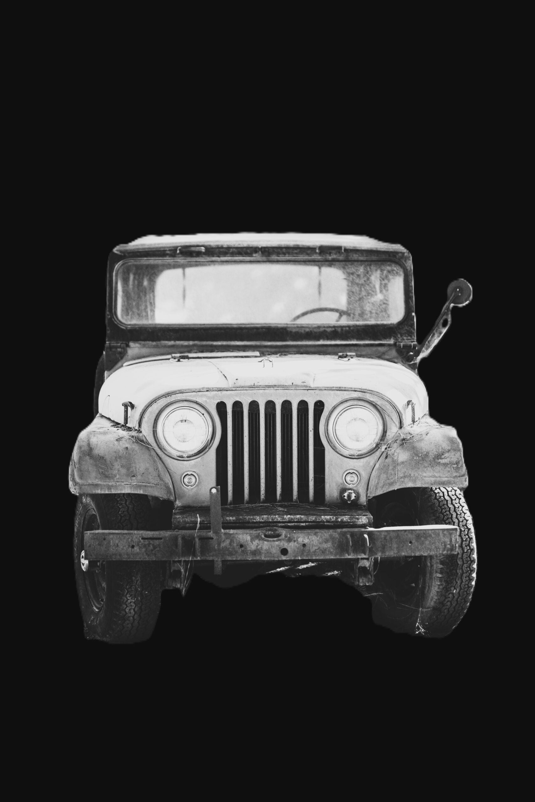 Reproduction Windshield glass fits Willys CJ5, M38A1 52-67