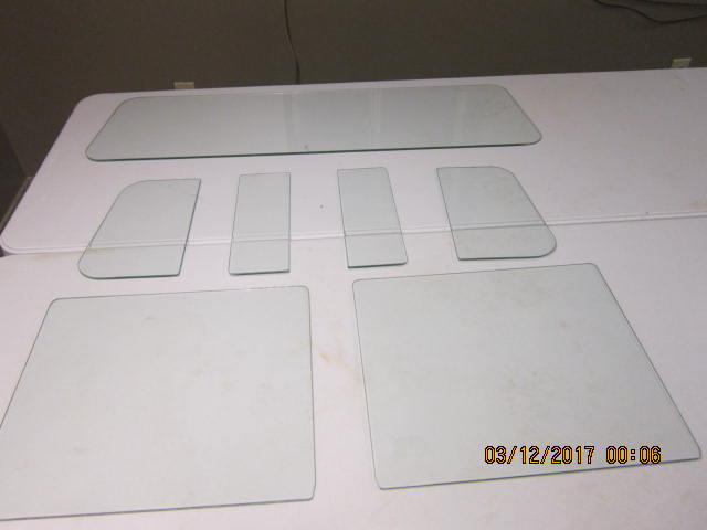 Reproduction Complete glass Package fits Willys Jeep FC 150/170 57-63