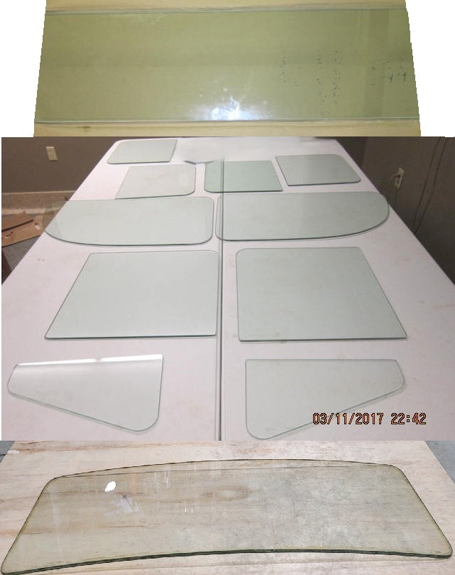 Reproduction Glass fits Willys Wagon with One Piece Windshield 60-63