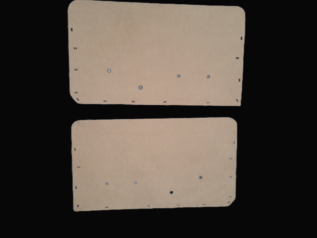 Pair of ABS Front Door Panels w/Kick Panels fits Jeep Wagoneer/Gladiator/J 63-72