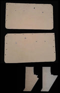 Pair of Front Door Panels w/Kick Panels fits Jeep Wagoneer/Gladiator/J-Series 63-72