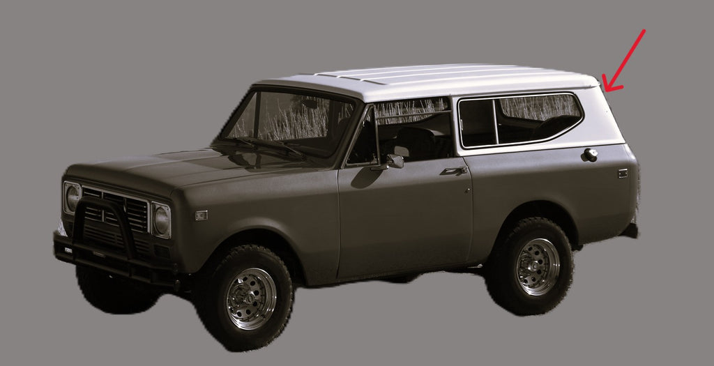 Replacement Rear Hatch glass fit International Scout II w/hardtop 71-80