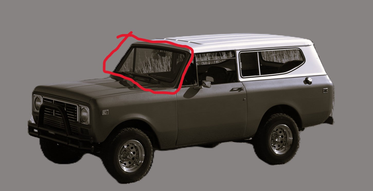 Replacement glass Packages fits International Scout 80/800 62-71 and Scout II 71-80