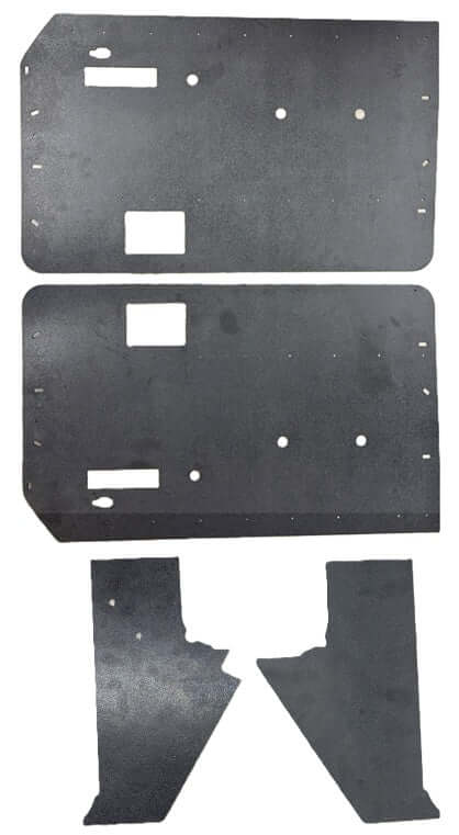Pair of Power Window Front Door Panels w/Kick Panels fits Jeep Grand Wagoneer 84-91
