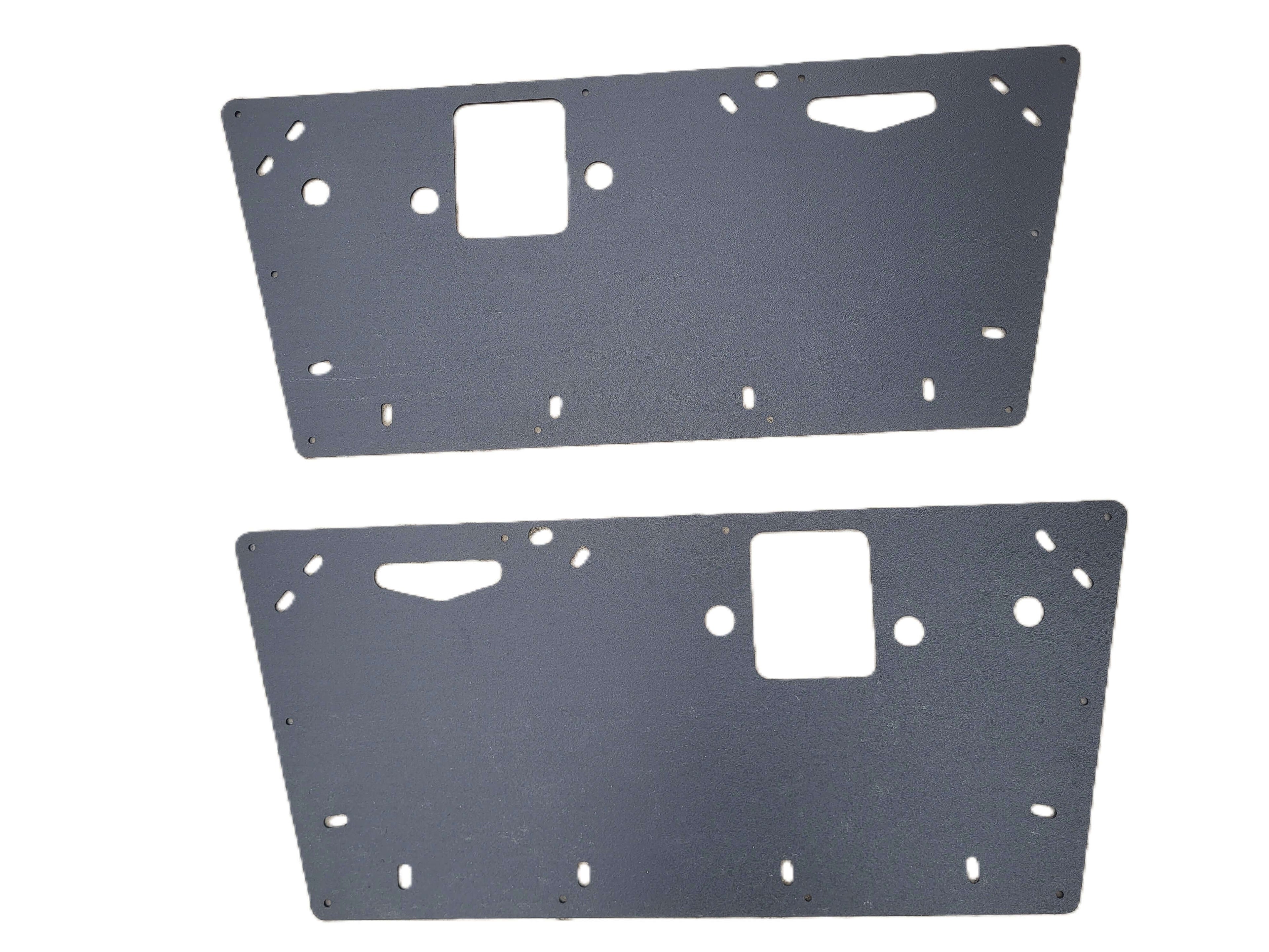 Pair of Interior Door Panels fits Ford Bronco 68-77 w/Clip Holes