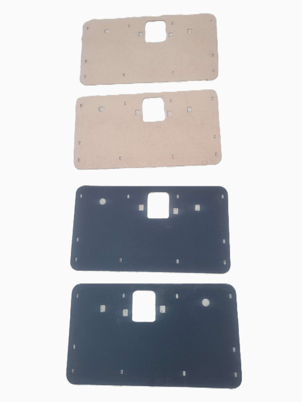 Pair of Interior Door Panels fits Ford Pickup 68-70 with small door panel