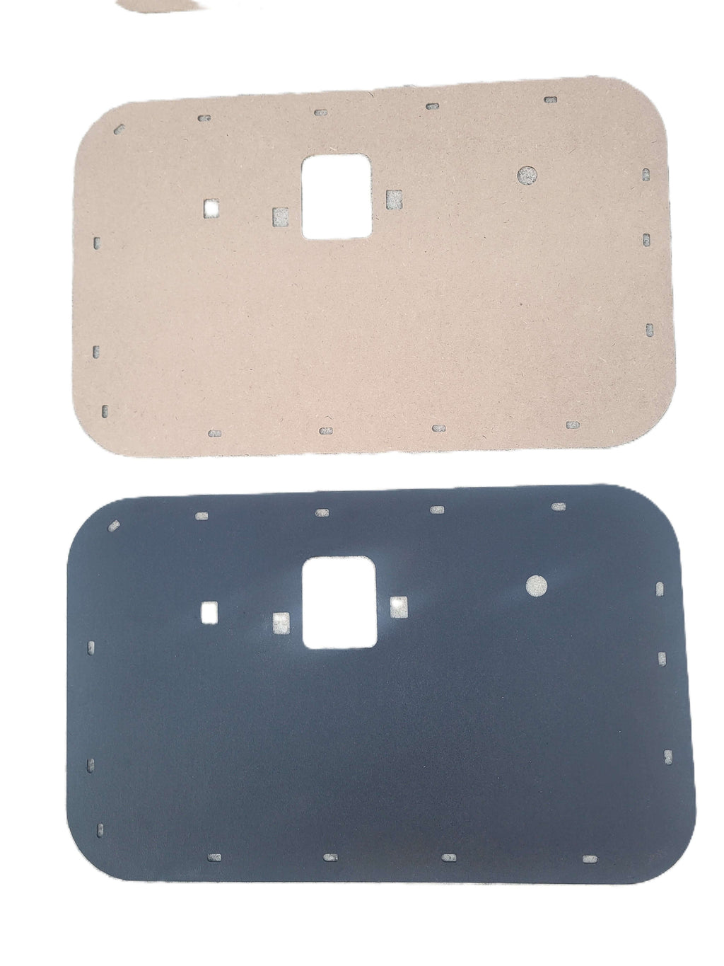 Pair of Interior Door Panels fits Ford Pickup 71-72 with Large door panel