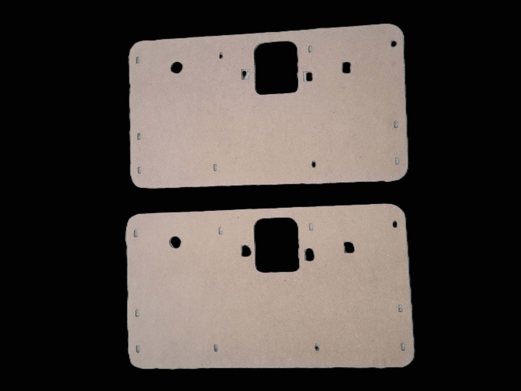 Pair of Interior Door Panels fits Ford Pickup 68-70 with small door panel