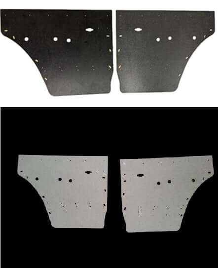 Pair of Power Window Rear Door Panels fits Jeep Grand Wagoneer 84-91