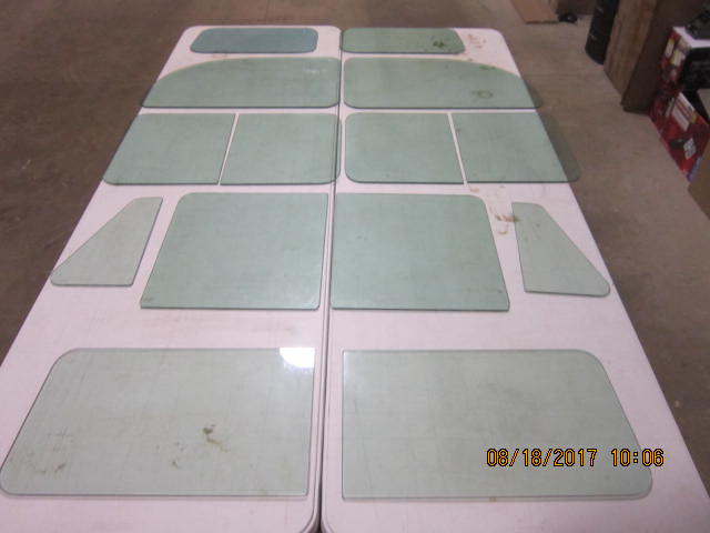 Reproduction Glass fits Willys Wagon Complete Clear Glass Split Windshield Package 46-59