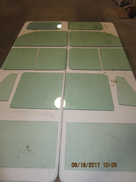 Reproduction Glass fits Willys Wagon Complete Clear Glass Split Windshield Package 46-59