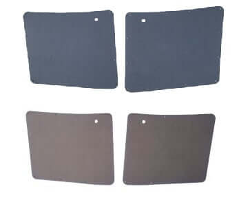 Pair of Interior Door Panels fits Willys Overland Jeepster 48-51