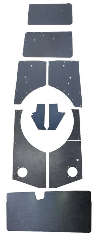 Complete Manual Window 10 Piece Panel set fits Jeep Wagoneer 63-72