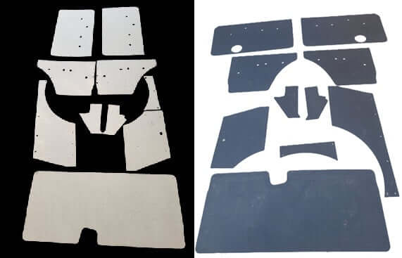 Complete Manual Window 10 Piece Panel set fits Jeep Wagoneer 73-83
