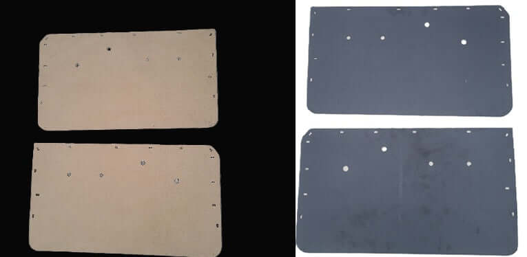 Pair of Manual Window Front Door Panels fits Jeep Wagoneer/Gladiator/J 63-72