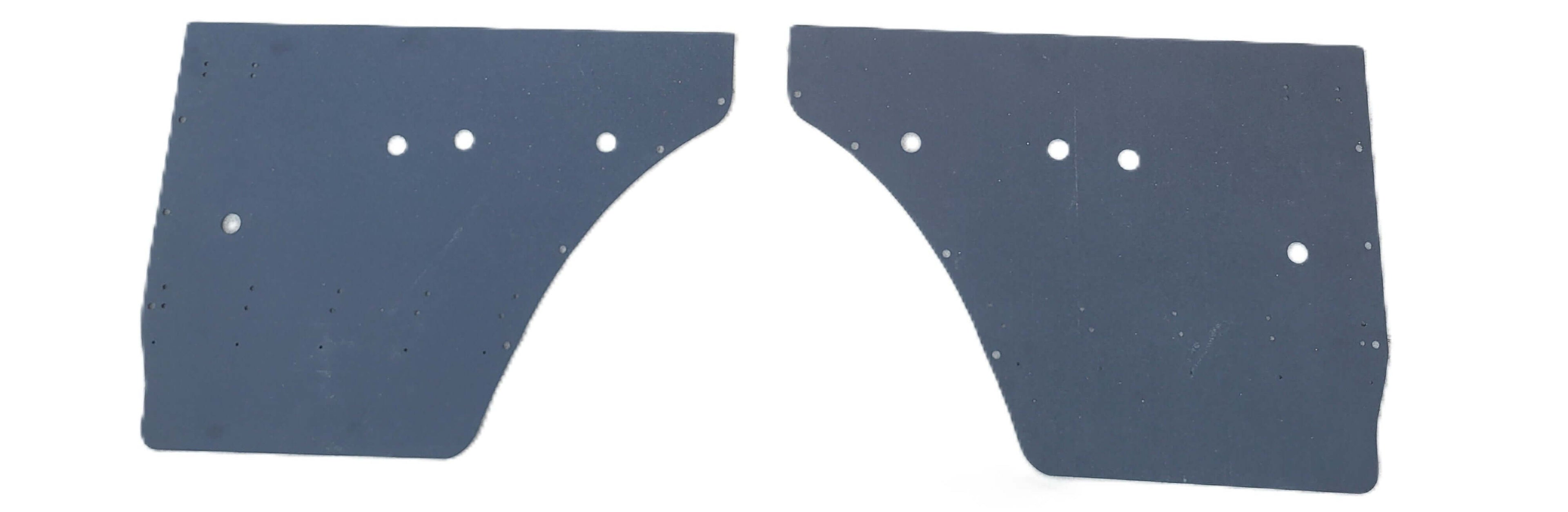 Pair of Manual Window Front & Rear Door Panels fits Jeep Wagoneer 73-83