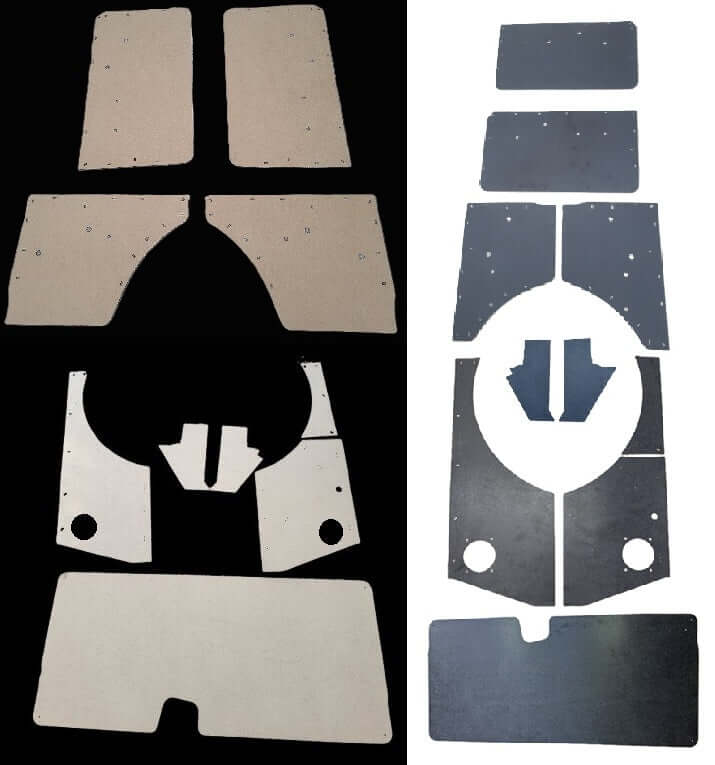 Complete Manual Window 10 Piece Panel set fits Jeep Wagoneer 63-72