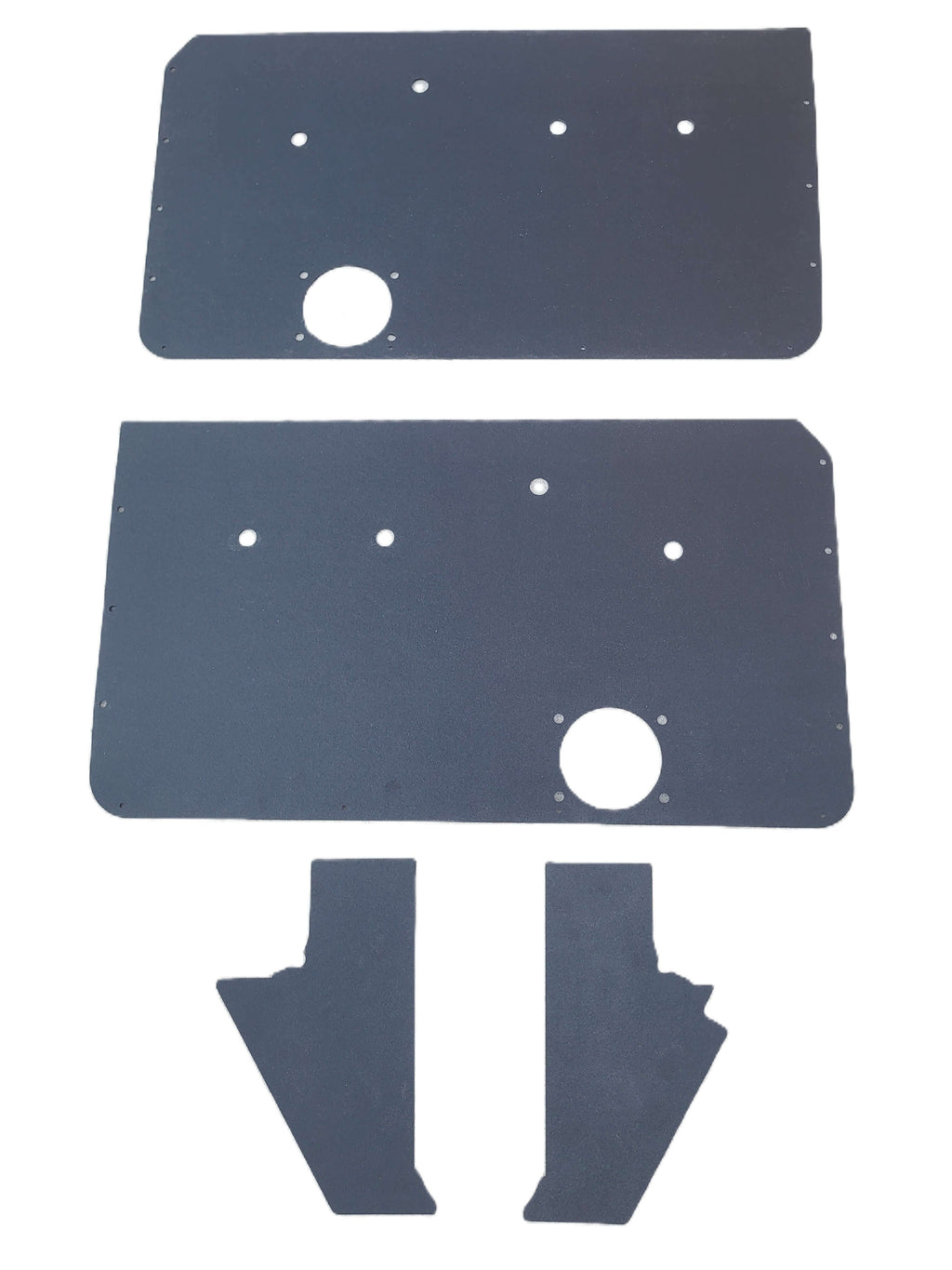 Pair of Manual Front Door Panels w/Kick Panels fits Jeep J-series 73-88