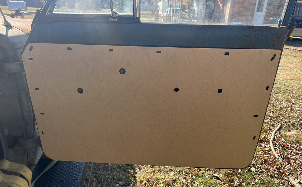 Complete Manual Window 10 Piece ABS Plastic Panel set fits Jeep Wagoneer 63-72