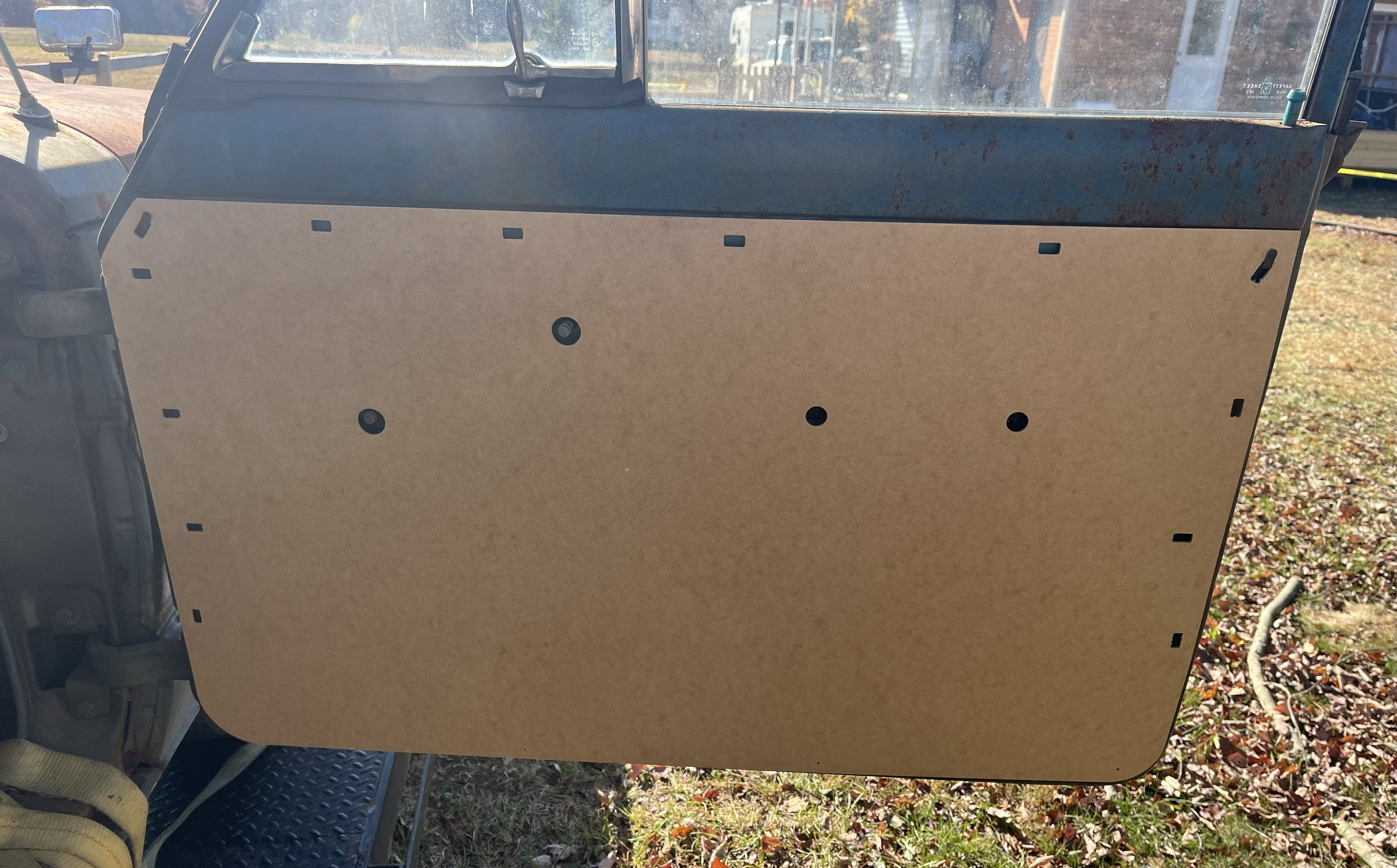 Complete Manual Window 10 Piece ABS Plastic Panel set fits Jeep Wagoneer 63-72