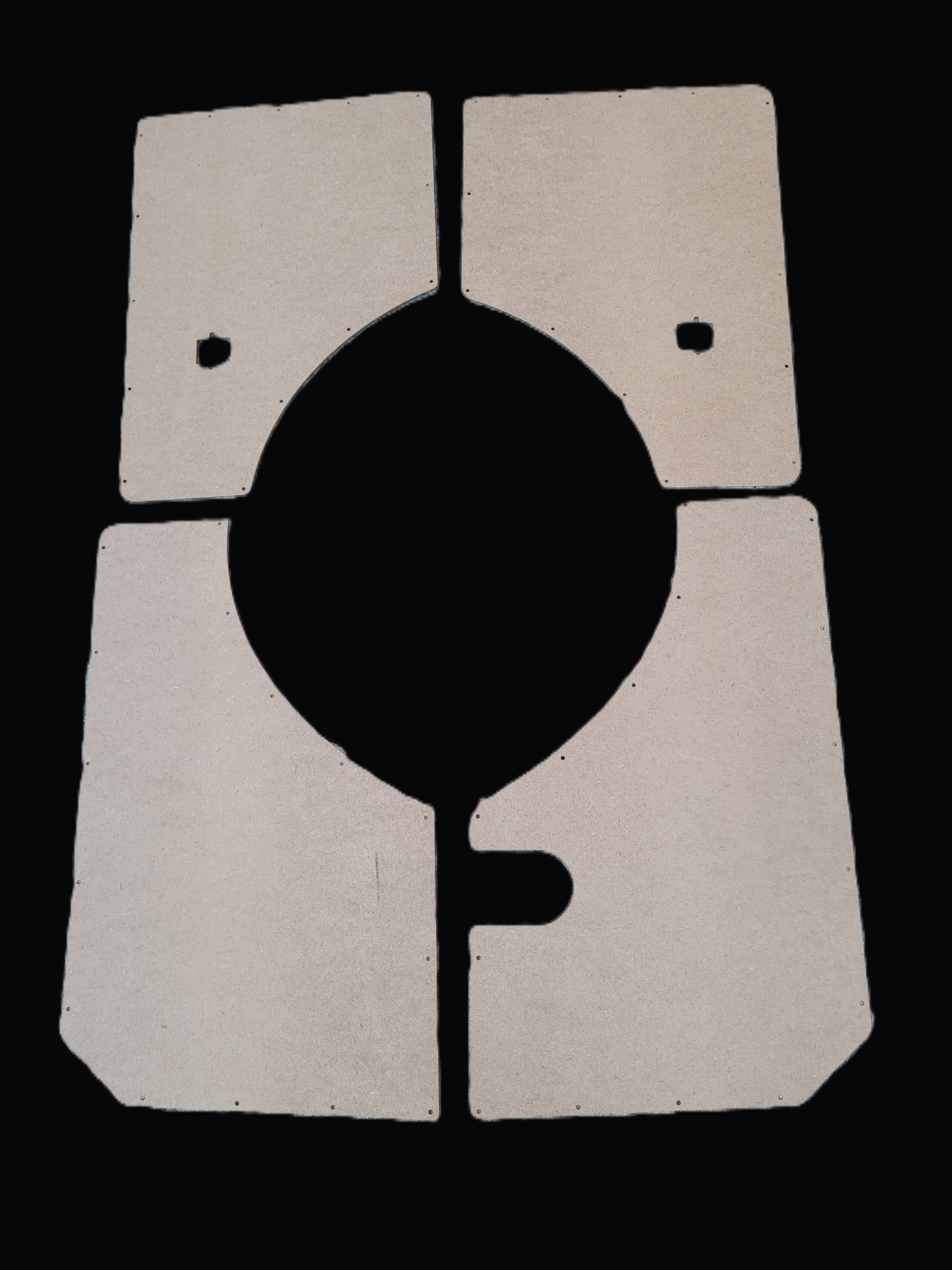 Rear Cargo Interior panel set fits Willys Wagon 46-63