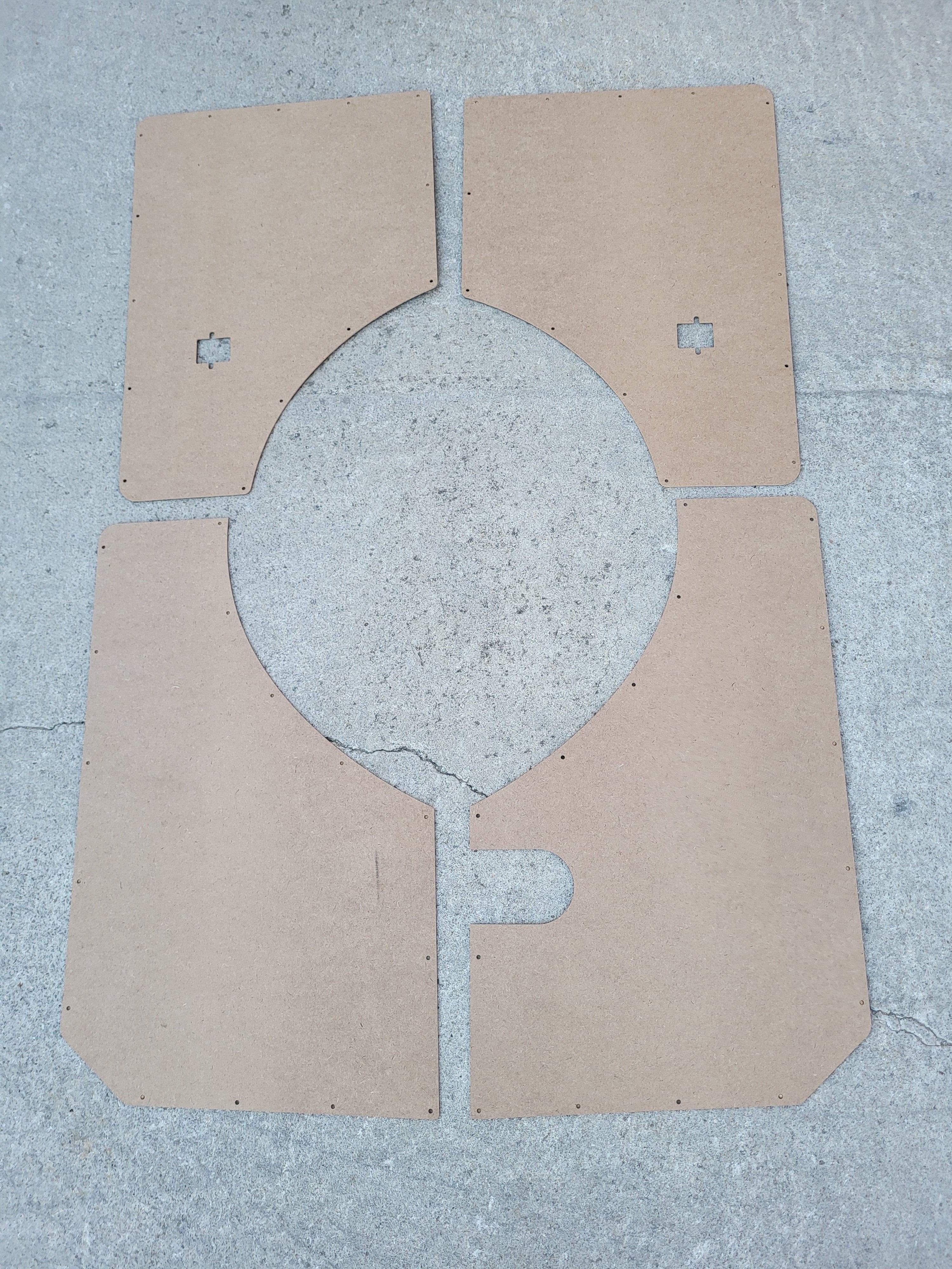 Rear Cargo Interior panel set fits Willys Wagon 46-63