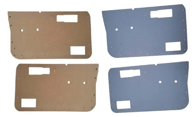 Pair of Power Front Door Panels fits Jeep Cherokee XJ/Comanche Pickup MJ 84-96
