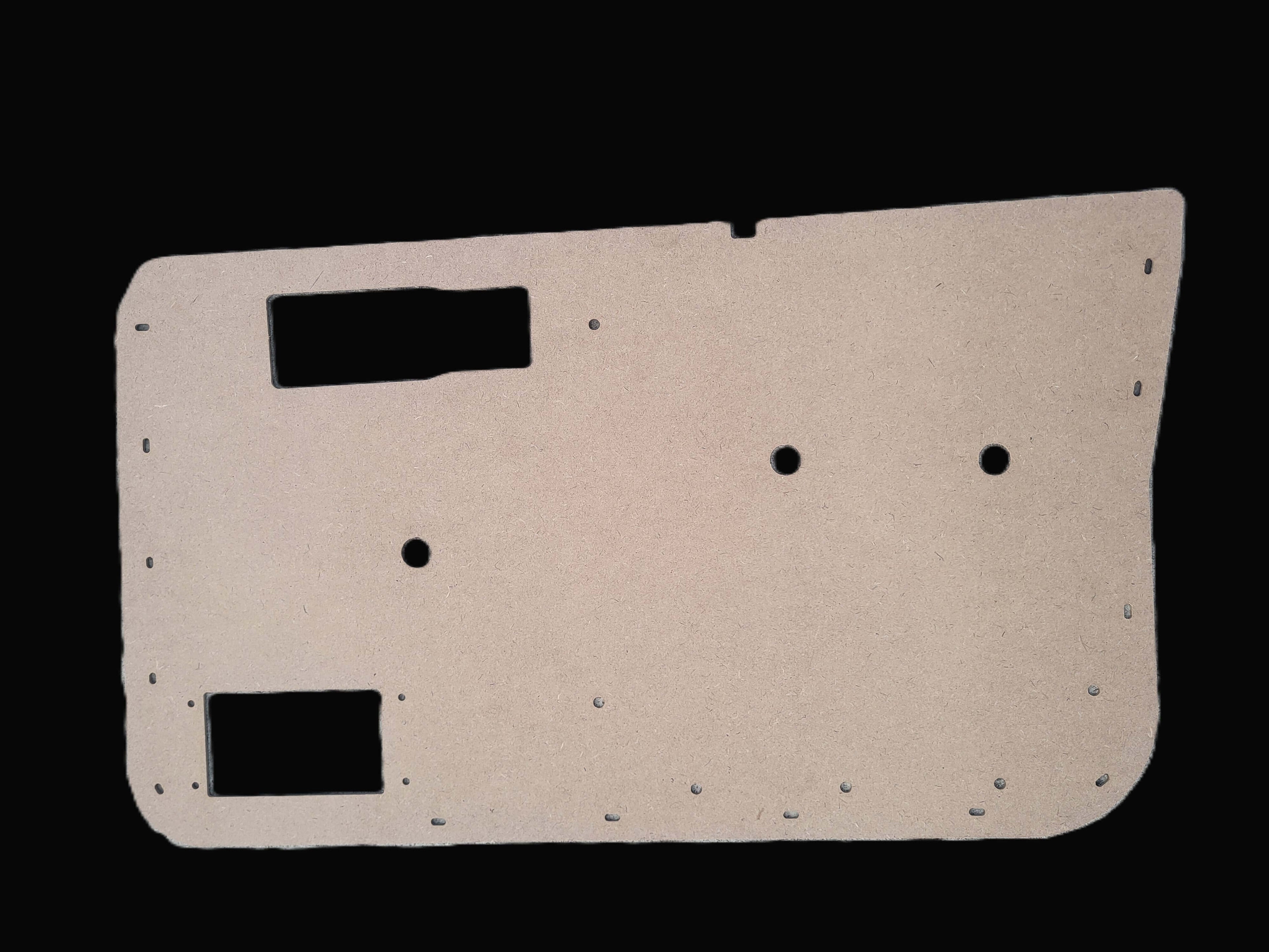 Pair of Front Door Panels w/Rear Panel fits Jeep Comanche Pickup MJ 86-92